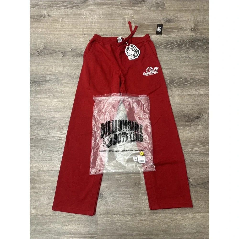 Billionaire Boys Club Space Sand Sweatpants Chili Pepper Red Men's Large
